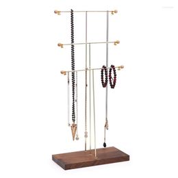 Jewelry Pouches Fashion Display Rack Stand Holder Earrings Necklace Hanging Organizer Showcase And Accessories