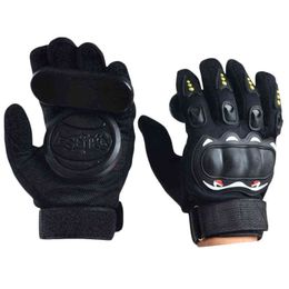 Ski Downhill Skateboard Longboard Slide Gloves With Slider Skate Accessories For Long Board 0909