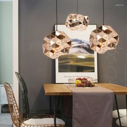 Pendant Lamps Creative Stainless Steel Loft Led Lights Restaurant Lamp Parlour Bedroom Lustre Luminaria Hanging