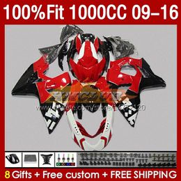 Injection Fairings For SUZUKI GSXR-1000 K9 GSXR 1000 CC 151No.39 red glossy GSXR1000 09 10 11 12 13 14 15 16 1000CC 2009 2010 2011 2012 2013 2014 2015 2016 OEM Fairing