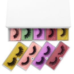 Thick Multilayer False Eyelashes Naturally Soft and Vivid Reusable Hand Made Curly 3D Fake Lashes Extensions Eyes Makeup Easy to Wear 10 Models DHL