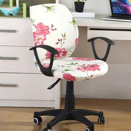 Chair Covers Printed Chairs Slipcover Elastic Office Computer Task Cover Household Supplies Decoration