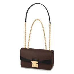 MARCEAU Chain Hangbag Paris Fashion Shoulder Bag CrossBody Designer Sacoche Classic Flap Luxury Bag Woman Purse Pouch SL0CK M46126 M46127 24x15x6cm