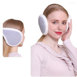 Berets Promotion Winter Ladies Solid Colour Ear Warmer Custom Outdoor Thick Warm Muffs For Girls