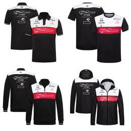 new F1 racing jersey spring and autumn team windbreaker with the same customization