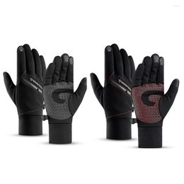 Cycling Gloves Waterproof Riding Touchscreen Non-slip Thicken Outdoor Sports Ski Thermal Snow Hand Warmer