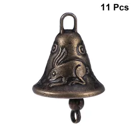 Party Supplies 11pcs Metal Antique Bell Wind Chime Fortune Jingle