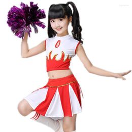 Clothing Sets Children Cheerleaders Girl School Team Uniforms Kid Graduation Kids Performance Costumes Girls Class Suit Suits