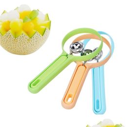 Fruit Vegetable Tools New 2 In 1 Mtifunction Kitchen Fruit Salad Tools Vegetable Corers Flesh Remove Seed Corer Knife Slicer Digging Dhqnd