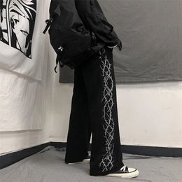 Men's Pants Oversize Wide Japanese Men Harajuku Streetwear Casual Trousers Hip Hop Loose Sport Sweatpants Skateboard 220914