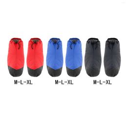 Sports Socks Down Booties Water-Resistant Warm Ultralight Winter Filled Slipper Boots Slippers For Backpacking Camping Outdoor