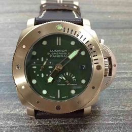 Relógio de luxo masculino pam00507 pam382 movimento mecânico automático com luz noturna e data à prova d'água