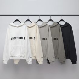 fear of god hoodie UK - Designer Tees Essentials Mens T-shits fear God double track essentials high street wide American Hooded Sweater mens fashion jacket spring Autumn ZVYB
