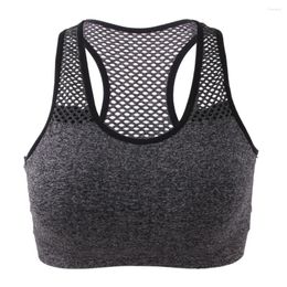 Yoga Outfit Wire Free Women Sports Bra Shockproof Cross Back Home Running Fashion Strong Support Casual Daily Elastic Vest Workout