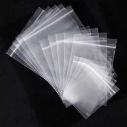 Plastic Zip Poly Bags 10 Silk Mil Clear Poly Zipper Bags Resealable Zip Storage Plastic Baggies Suitable for Jewellery Candy Coin Gift