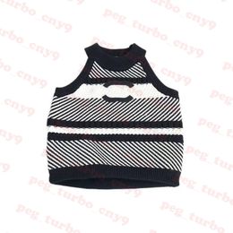 Pets Halter Sweater Dog Apparel Designer Dogs Vest Knitwear Striped Pet Sweaters Bulldog Clothes