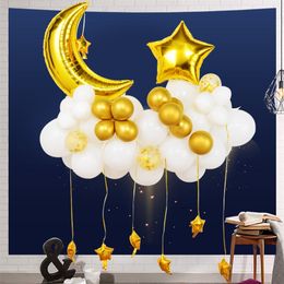 Party Decoration EID Mubarak Moon Star Balloon Set for Muslim Festival Home DIY Decoration Ramadan Kareem Kids Birthday Party Ballon Ornament 220914