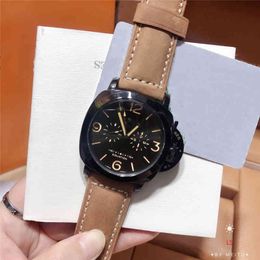 Designer Mens Watch Luxury Watches for Mechanical Wristwatch Series Fashion Five Needle Full Working Cn8b