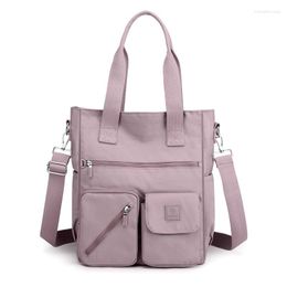 Evening Bags Nylon Cloth Women Handbags 2022 Large Capacity Multifunctional Female Messenger Shoulder Mommy Casual Tote Bag