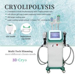 360 Cooling RF Equipment Cryo Reduce Fat Cryolipolysis Lipolaser Lose Weight Machine With User Manual Cryolipolysis Anti Freeze Membrane