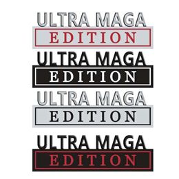 venda por atacado 3d edição Ultra Maga Car Party Decoration Metal Alloy Sticker emblema emblema Carros de folhas de metal 0913