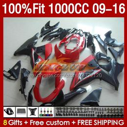 OEM Fairings For SUZUKI GSXR1000 GSXR 1000 CC 2009 2010 2011 2012 2013 14 15 16 151No.130 1000CC K9 GSXR-1000 09 10 11 12 13 2014 2015 2016 Injection Fairing red flat