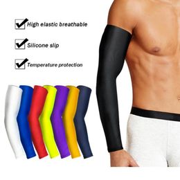 Knee Pads 1PC Unisex Cycling Arm Sleeves Elbow Cover Running Fishing Warmer UV Sun Protection Men Women Quick Dry Cooling Cuff