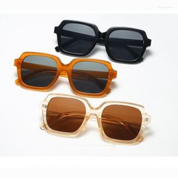 Sunglasses Square Large Frame Men Women Rays Fashion Wild Glasses Womens Brand Designer UV400