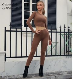 Women's Leggings BRADELY MICHELLE Women Sexy Slim Skinny Solid High Elastic Waist Cotton Ankle-Length Leggings 220914