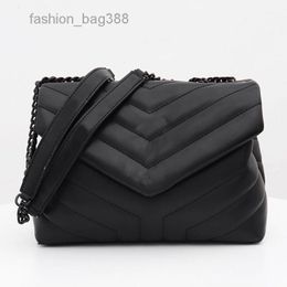 Evening Bags Messenger Bag Women Shoulder Bags Handbag High Quality Leather Thread Hardware Chain Letter Crosbody Purse Top Quality Removable Strap