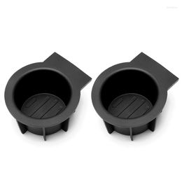 Car Organiser Front/Rear Side Door Rubber Centre Console Armrest Storage Box For F150 Front Cup Holder 2L1Z-7813562- 2pcs