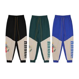 Pantaloni cargo casual Pantaloni patchwork stampati alla moda per pantaloni sportivi da jogging da uomo