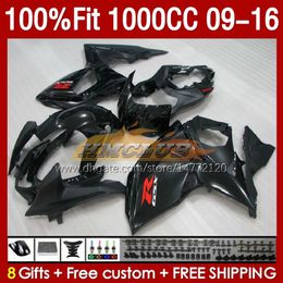 Injection Mould Fairings For SUZUKI GSXR 1000 CC GSXR-1000 K9 151No.28 GSXR1000 2009 2010 2011 2012 2013 2014 2015 2016 1000CC 09 10 11 12 13 14 15 16 Fairing stock black