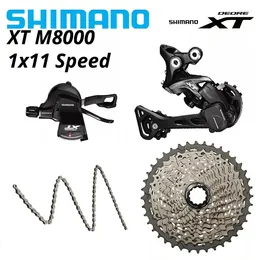 Bike Derailleurs DEORE XT M8000 1x11 Speed Shift Lever RD-M8000 CN HG701 KMC RD SunRace Cassette CSMS8 CSMX8 46T Rear M5100