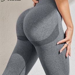 Women's Leggings ATHVOTAR Sport Legging Women Seamless Push Up Leggings Sport Fitness High Waist Gym Clothing Solid Yoga Pants Female 220914