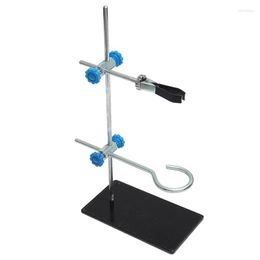 1Pcs 30Cm High Retort StandIron Stand With Clamp Clip Laboratory Ring Equipment Lab School Education Supplies