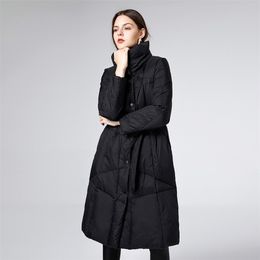 Womens Down Parkas Winter Women Duck Down Coat Parka Jackets Women Long Duck Down Jacket Outwear 220914