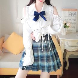 Clothing Sets Japanese Korean JK Suit Woman School Uniform High Cosplay Costumes Student Girls Pleated Skirt Anime Harajuku