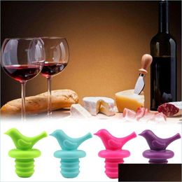 Other Kitchen Tools Bird Shape Sile Fresh-Kee Bottle Cap Wine Corks Cork Seasoning Family Supplies Bar Drop Delivery 2021 Home Garden Dhawg