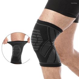 Knee Pads 1PC Original Kneepads Silica Gel High Elasticity -absorb Spring Protector Outdoor Sport Running Riding Mountaineering