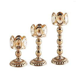 Candle Holders Luxury Holder Candlestick Stand Wedding Centrepieces Metal Anniversary Gift Tea Light For Tabletop Decor