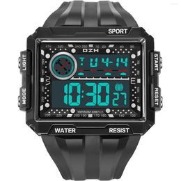 Wristwatches SYNOKE Digital Watch Swimming 50M Waterproof LED Watches Timing Week Display Alarm Clock 686 Men Sports Relogio