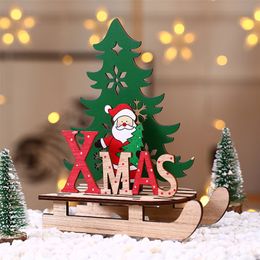 Christmas Decorations Wooden Christmas Door Hanging Oranments Wall Xmas Dec Merry Christmas Decor For Home Happy Year Naviidad Door Pendants 220914