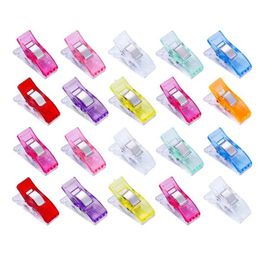Bag Clips 500Pcs Mticolor Plastic Clips Fabric Clamps Holder For Diy Patchwork Quilting Craft Sewing Tools Knitting Home Office Suppl Dh5Kx