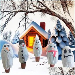 Christmas Decorations Winter Warm Christmas Tree Er Blanket Plant Ze Protection For Cold Weather Home Garden Xmas Decoration Drop Del Dhewy