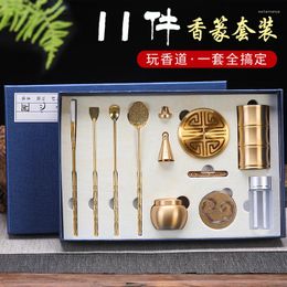 Fragrance Lamps Pure Copper Incense Burner Seal Tools Sandalwood Powder Furniture Relax Yoga Office