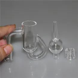 Smoking Diamond Knot Loop Quartz Bangers 10mm 14mm 18mm Male Female 45 90 Quartz Banger Nails For Glass Bongs Dab Rigs Water pipe