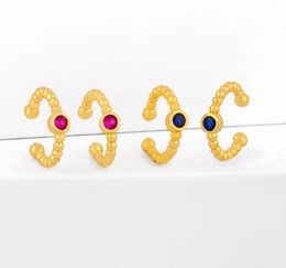 Jewellery Earrings Cubic Zirconia asw34g gold Colour CZ Crystal Ear Clips No Pierced earrings for women Jewellery ew45h