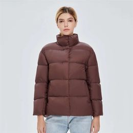 Womens Down Parkas Chaqueta Acolchada Mujer Autumn and Winter Light White Duck Down Jacket Ladies Loose AllMatch Small Light Bread Clothes 220914