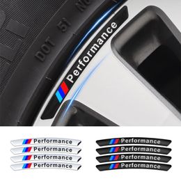 4x Car Decal Sticker wheel Wheels Rims Racing Car Sticker Performance For BMW e46 e90 e60 e39 f10 f30 e36 f20 X1 X3 X5 etc